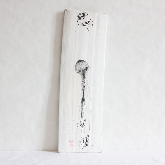 Tuile décorative 2 "Les méduses"