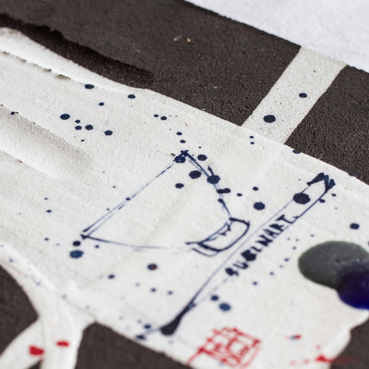 Plaque décorative 1 "Les bols"