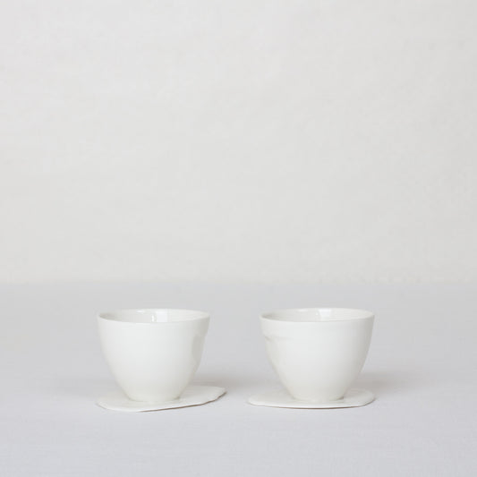 Duo de petits verres fondants "Iceberg"