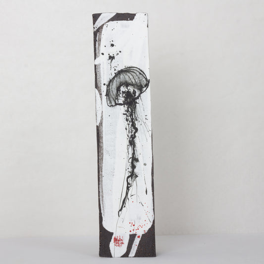 Tuile décorative 5 "Les méduses"