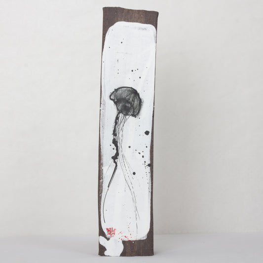 Tuile décorative 6 "Les méduses"