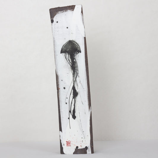 Tuile décorative 7 "Les méduses"