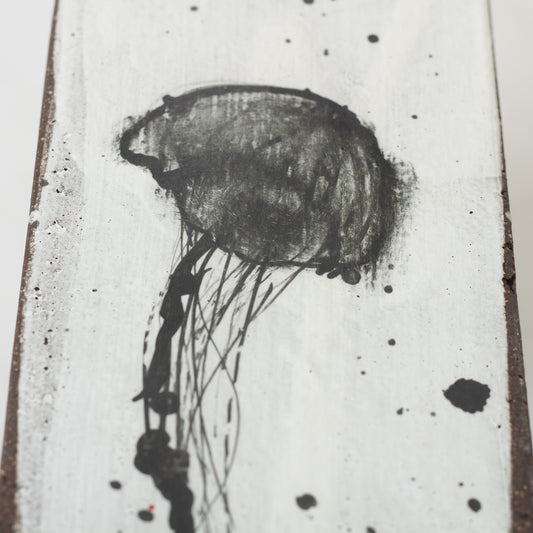 Tuile décorative 6 "Les méduses"