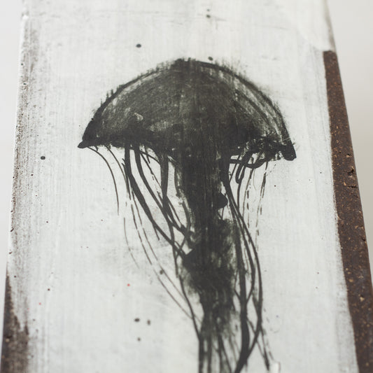 Tuile décorative 7 "Les méduses"